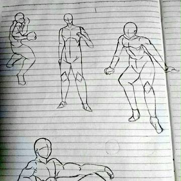 ポーズ集 模写
