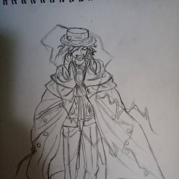 fgoの巖窟王 エドモン・ダンテス模写