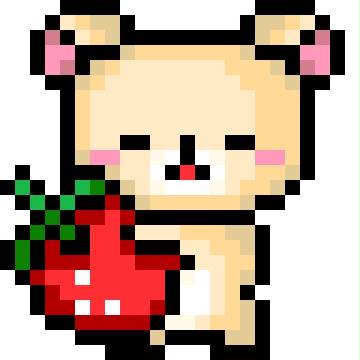 コリラックマ　ドット絵
