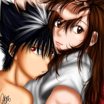Hiei and Sayoko - Morning Cuddle