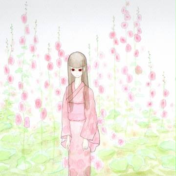 タチアオイの立ち美人