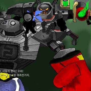 첫번째 그림. [블리츠크랭크와 우르곳.]