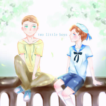 two little boys