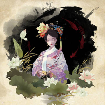 安陵容-莲叶田田