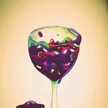 A glass of evil