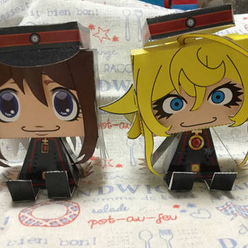 幼女戦記より、ターニャとヴィーシャ