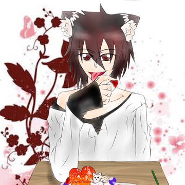 お友達の誕生日イラスト