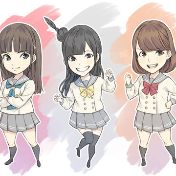 ぐ～りんぱのちびキャラ似顔絵