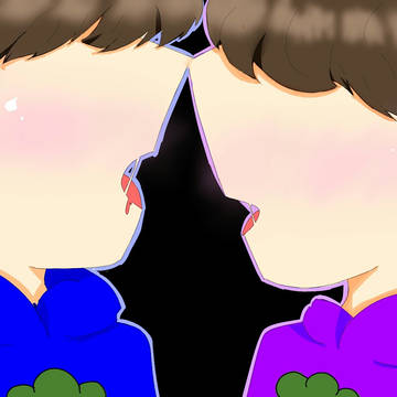 色松キス前