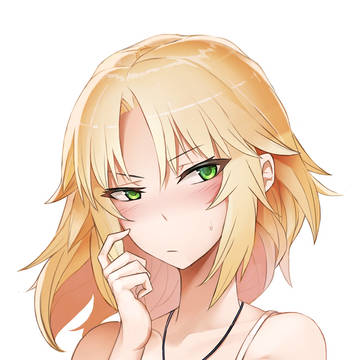 Mordred long hair
