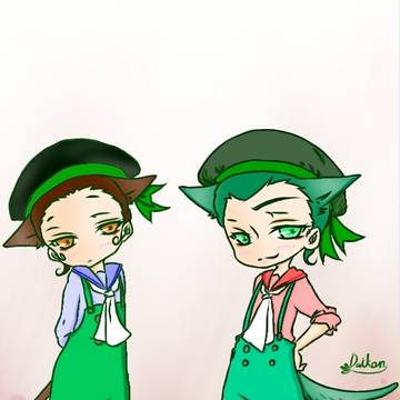 お誕生日に、プレゼントしたイラスト