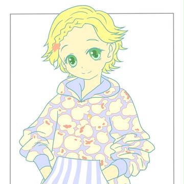 ポップコーン柄パーカー