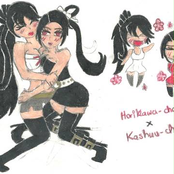 Horikawa and Kashuu Genderbend