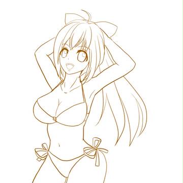 水着！
