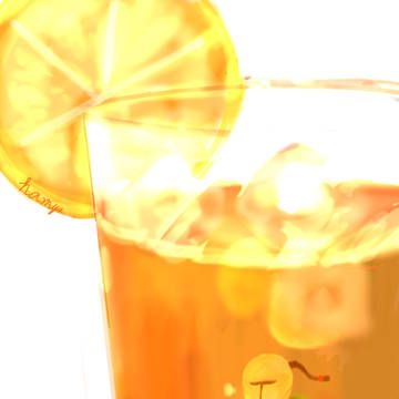 甘いレモンティー!