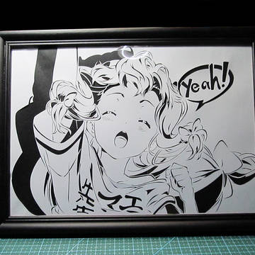和泉纱雾 切り絵