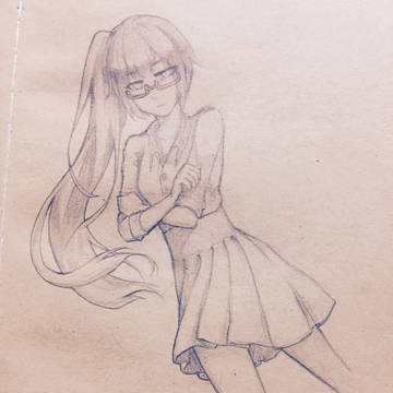 眼镜娘x