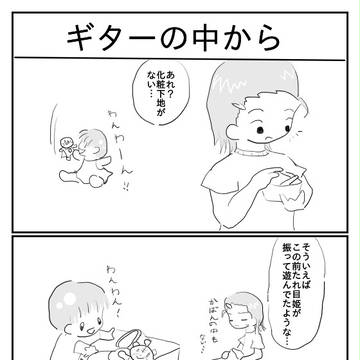 ギターの中から