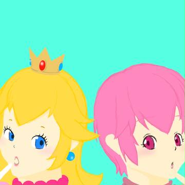ピーチ姫とエストちゃん