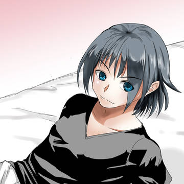 寝そべる