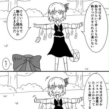 東方漫画『ルーミアさんは行く』