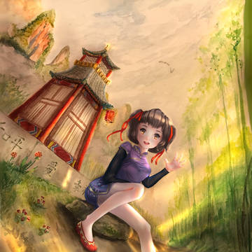 山の中に神社がある