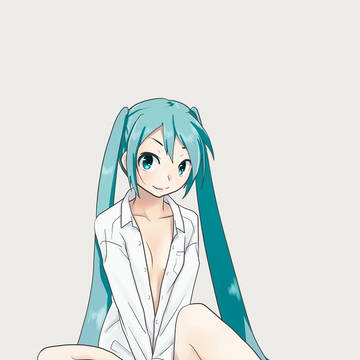 彼シャツミクさん