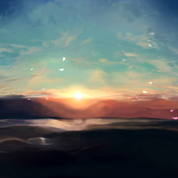 夕陽