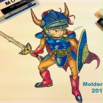 ドラクエ1　勇者　drawing