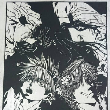 須らく見よ【切り絵】