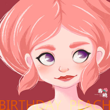 寿桃-Birthday Peach