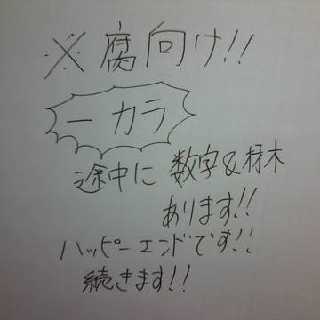 腐向け　一カラ　bl漫画①