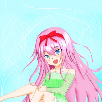 レースの女の子
