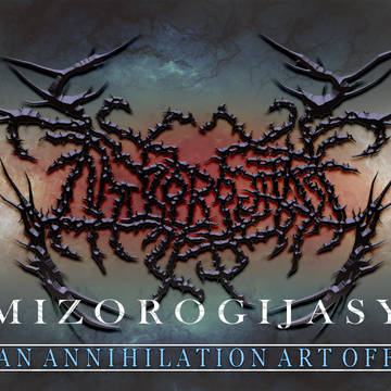 Death metal logo for Mizorogi