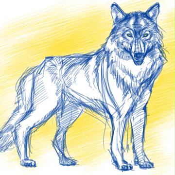 らくがきウルフ