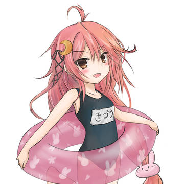 うーちゃんも泳ぐぴょん！