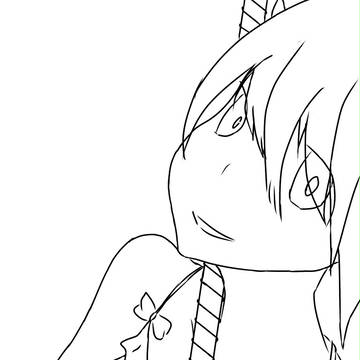 水着清姫 塗り絵