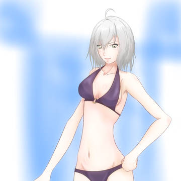 邪ンヌ水着をまた描いた・・