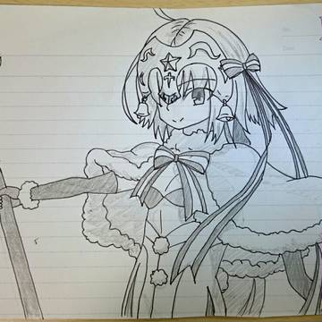 ジャンヌ・ダルク・オルタ・サンタ・リリィを描いてみた❗