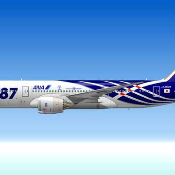 ＡＮＡ　Ｂ787-8　JA802A　「鯖」