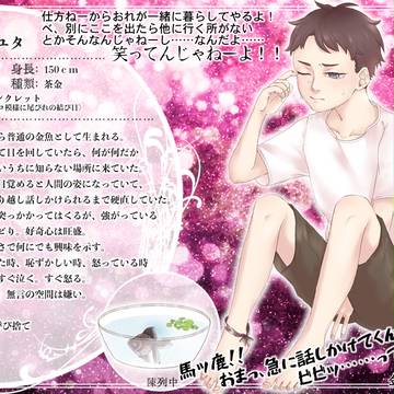 【金救ふ】タユタ【金魚】