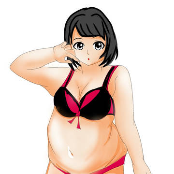 ぽっこりおなか