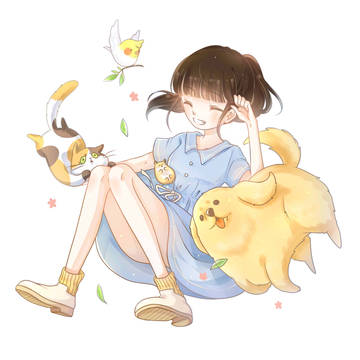 她