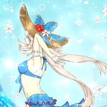 水着の王妃さま