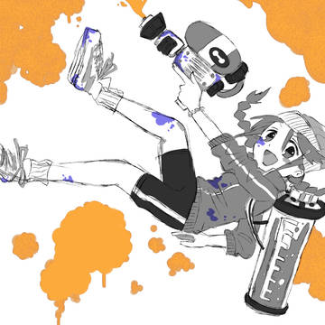 スプラトゥーンを楽しむ三好紗南さん