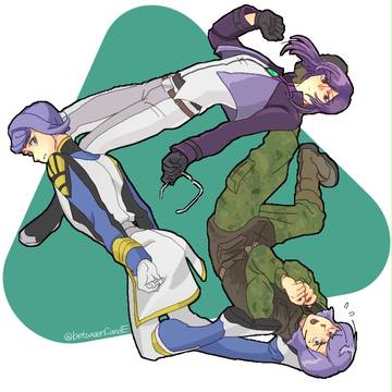 ガンダムの紫たち