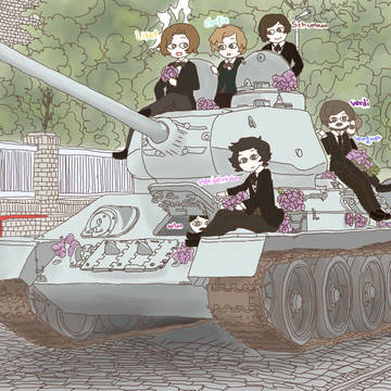 作曲家 x 戦車