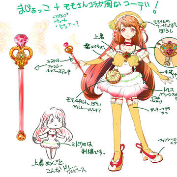 大好きな魔女っ子っぽいやつにモモさんをまぜこんでみたよ！！！！