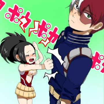 ヒロアカがポカポカするだけのイラスト