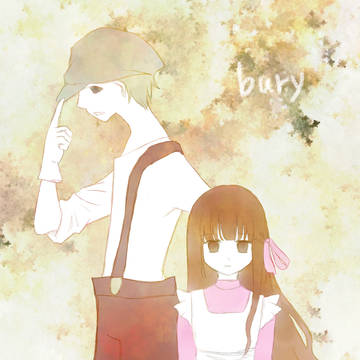 帽子の少年とココ